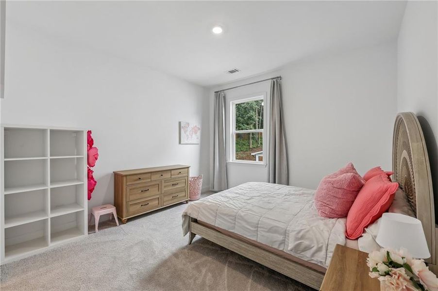 Furnished interior view inside a new home in Bailey Fence, Dacula (Image 17).