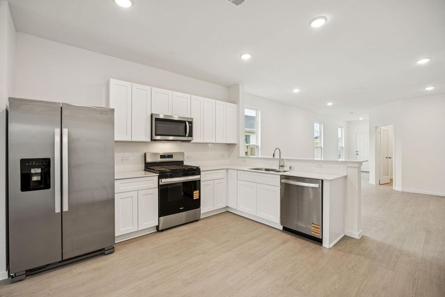 Furnished interior view inside a new home in Montgomery Bend, Montgomery (Image 10). Furnished interior view inside a new home in Montgomery Bend, Montgomery (Image 10).