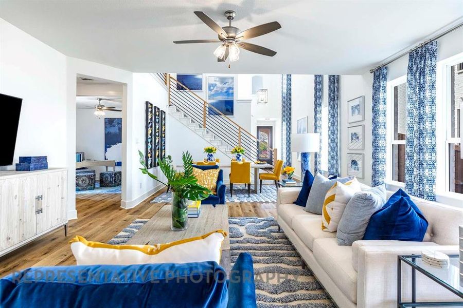 Furnished interior view inside a new home in Bel Air Village: 50ft. lots, Sherman (Image 14).