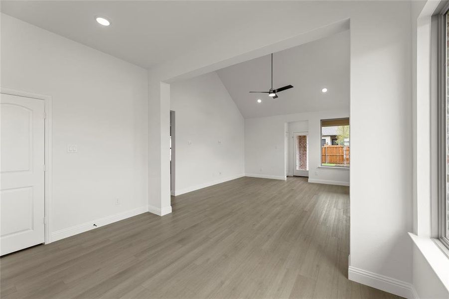 Spacious, unfurnished interior of a new home in La Terra at Uptown Celina, Celina (Image 12). Spacious, unfurnished interior of a new home in La Terra at Uptown Celina, Celina (Image 12).