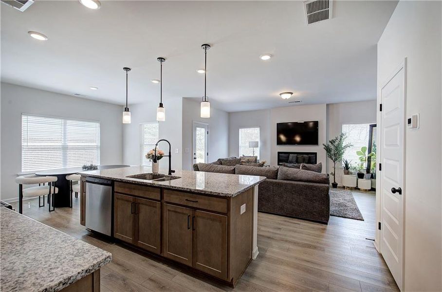 Furnished interior view inside a new home in , Cartersville (Image 11).