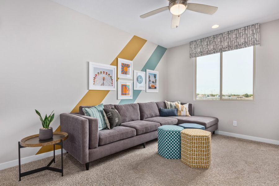 Furnished interior view inside a new home in Stonehaven, Glendale (Image 9).