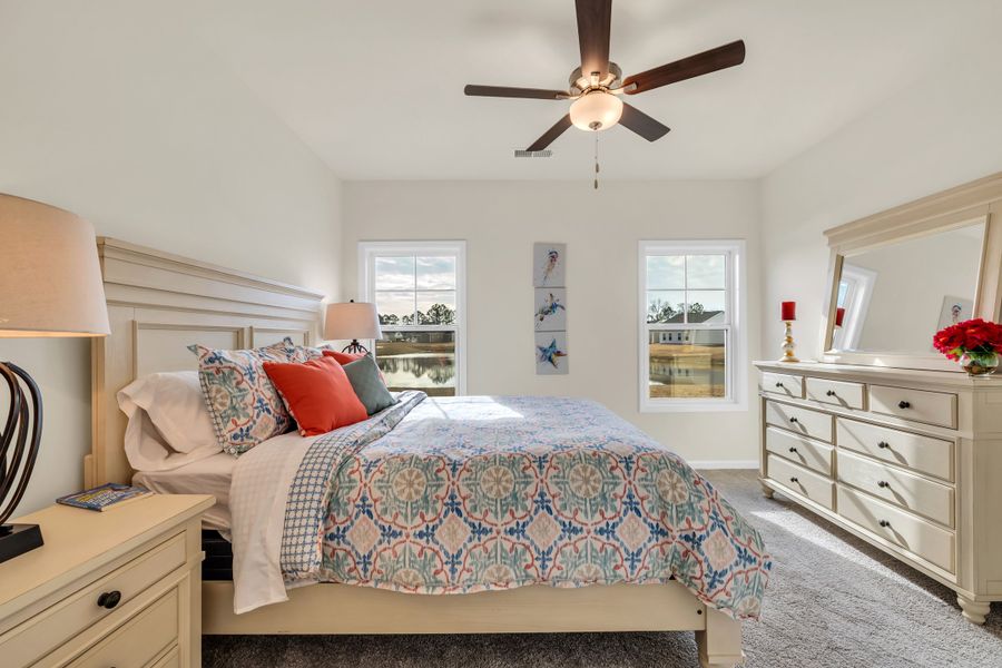 Representative furnished interior of a home built from the Courtney II by Great Southern Homes in Briarfield, Conway (Image 67).