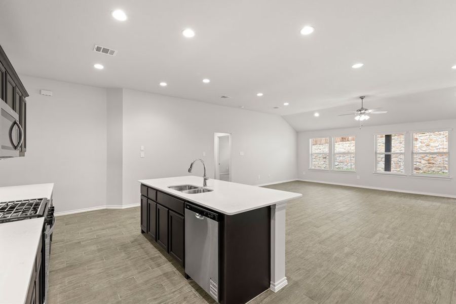 Representative exterior photo of a completed home built from the Lincoln by Impression Homes in ValleyBrooke, Mesquite, TX (Image 8).