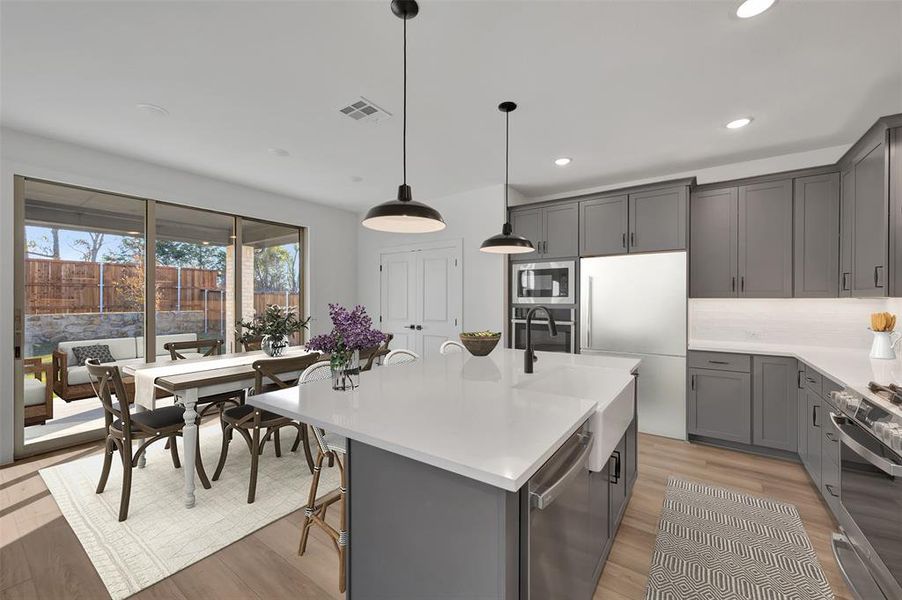 Furnished interior view inside a new home in Heritage Ranch, Sherman (Image 17).