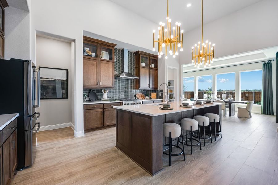Representative furnished interior of a home built from the Courtney by Taylor Morrison in The Ranch at Uptown Celina, Celina (Image 4).