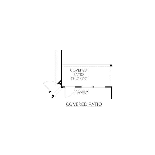 2D floor plan layout of this home in Lakeside at Tessera, Lago Vista, TX (Image 4).
