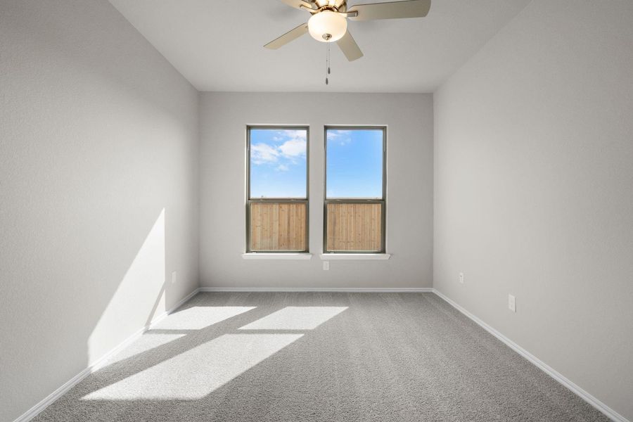 Spacious, unfurnished interior of a new home in Dunham Pointe 50', Cypress (Image 16).