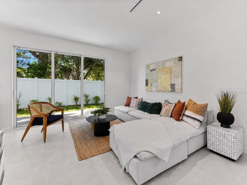 Furnished interior view inside a new home in , St. Petersburg (Image 5).
