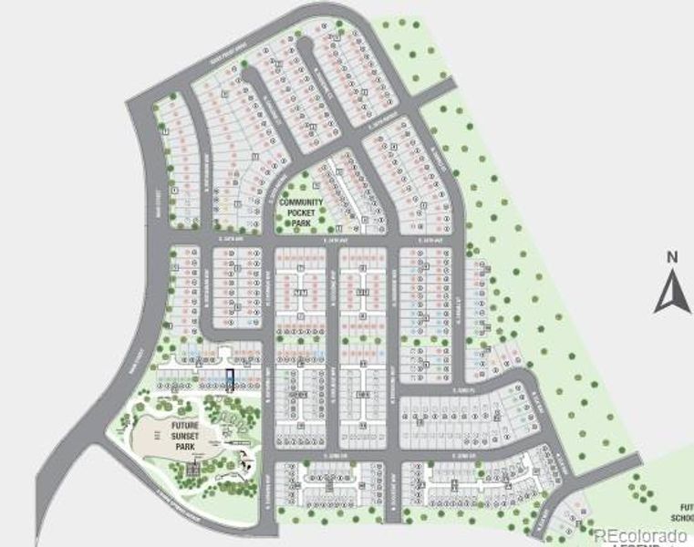 3283 N Catawba Way - Community Site Map