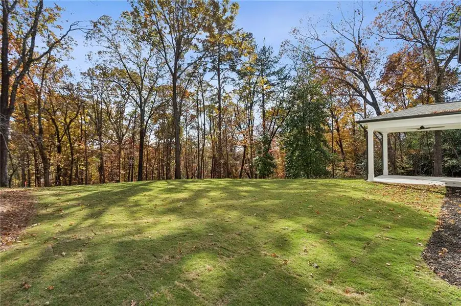 Exterior details and patio area of a home in , Marietta (Image 3). Exterior details and patio area of a home in , Marietta (Image 3).
