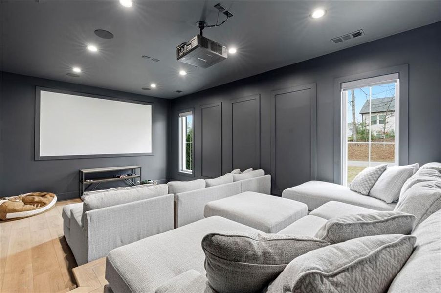 Furnished interior view inside a new home in , Dacula (Image 65).