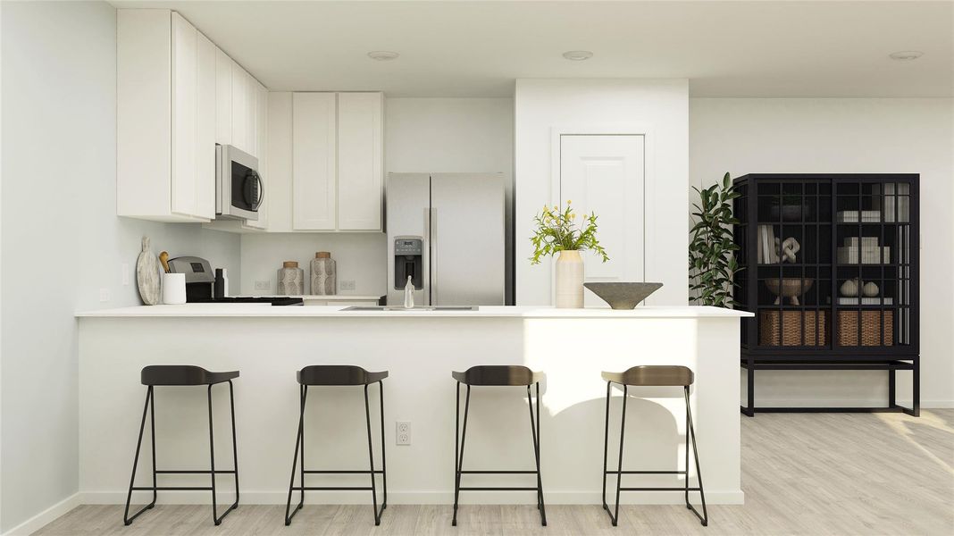 Furnished interior view inside a new home in Synova, Crosby (Image 13).