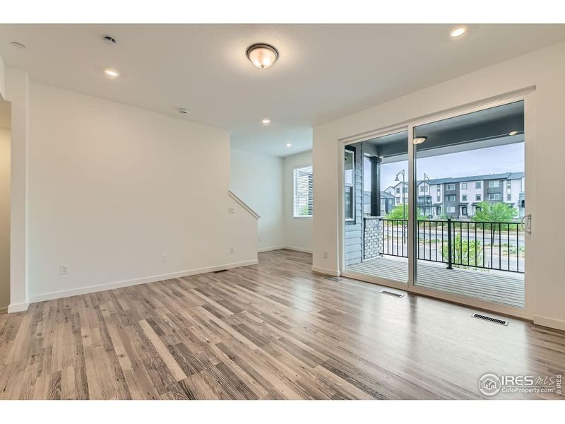 Spacious, unfurnished interior of a new home in Parkside West at Baseline, Broomfield (Image 18). Spacious, unfurnished interior of a new home in Parkside West at Baseline, Broomfield (Image 18).