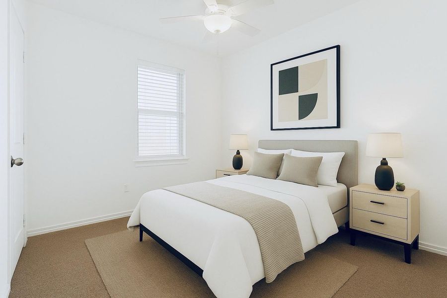 Furnished interior view inside a new home in , Katy (Image 4).
