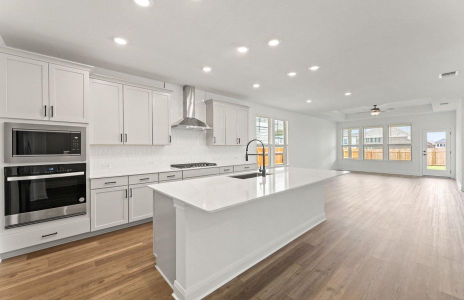 Furnished interior view inside a new home in Santa Rita Ranch, Liberty Hill (Image 4).