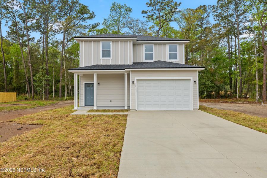 Front exterior of a new home in , Jacksonville, FL, highlighting curb appeal (Image 2). Front exterior of a new home in , Jacksonville, FL, highlighting curb appeal (Image 2).