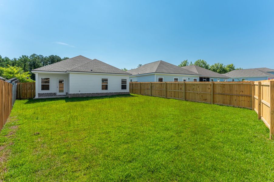 Representative exterior photo of a completed home built from the Georgia by CJL Homes in Blossom Grove, Crestview, FL (Image 26).