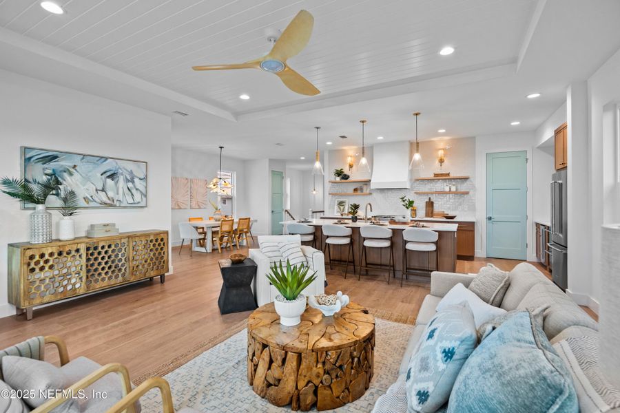 Furnished interior view inside a new home in , St. Johns (Image 16).