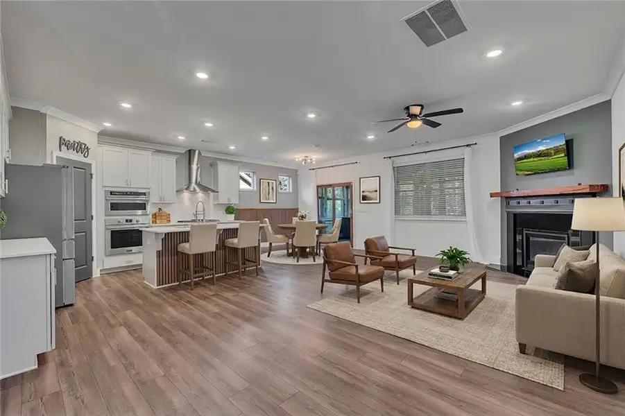 Furnished interior view inside a new home in , Canton (Image 13).