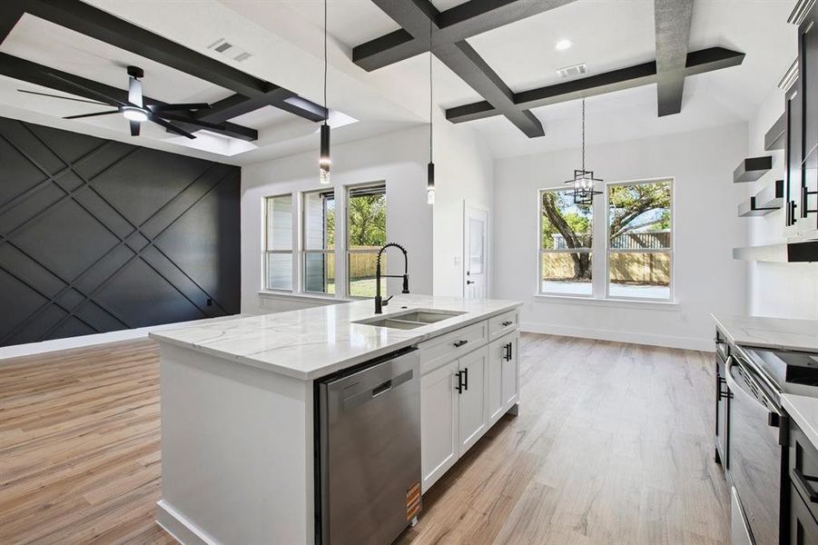 Furnished interior view inside a new home in , Fort Worth (Image 10).