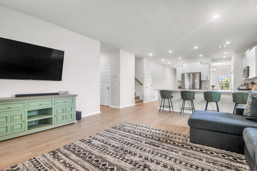 Furnished interior view inside a new home in Sweetgrass at Summers Corner: Arbor Collection, Summerville (Image 35).