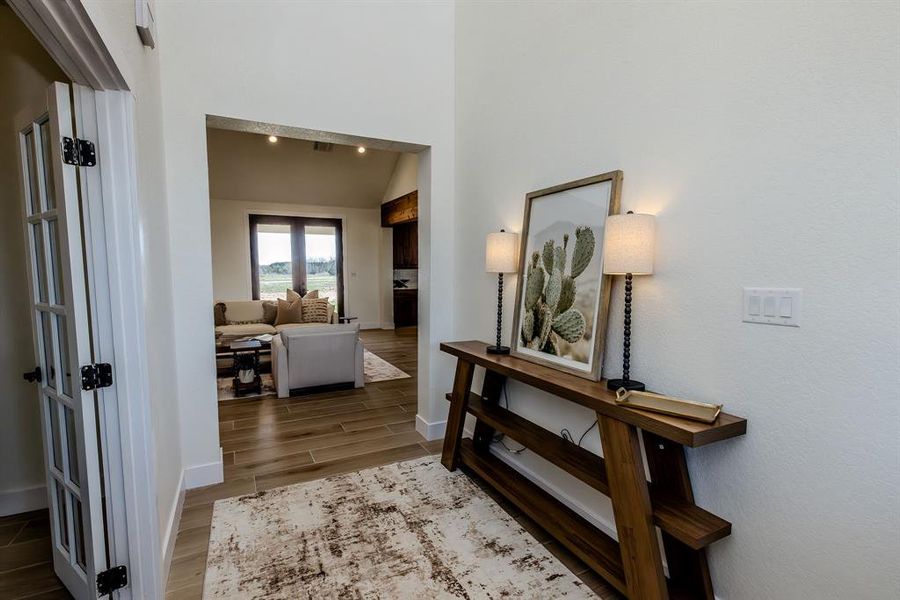 Furnished interior view inside a new home in , Graford (Image 24).