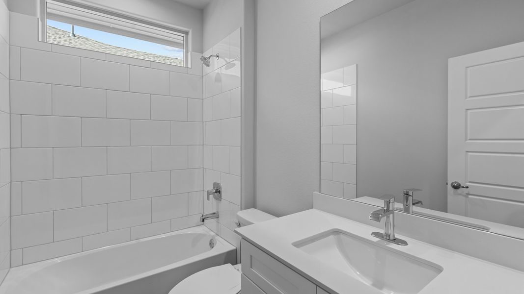 Representative furnished interior of a home built from the LAS CRUCES by D.R. Horton in Northwest Passage, Midland (Image 8). Representative furnished interior of a home built from the LAS CRUCES by D.R. Horton in Northwest Passage, Midland (Image 8).