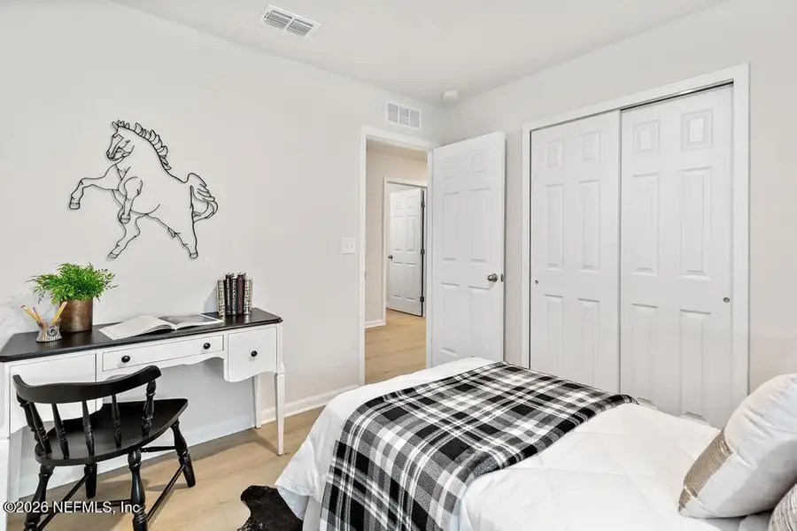 Furnished interior view inside a new home in , Jacksonville (Image 26). Furnished interior view inside a new home in , Jacksonville (Image 26).