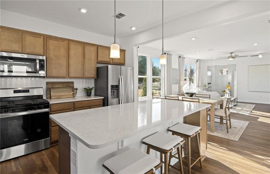 Furnished interior view inside a new home in Sun City Peachtree, Griffin (Image 5).