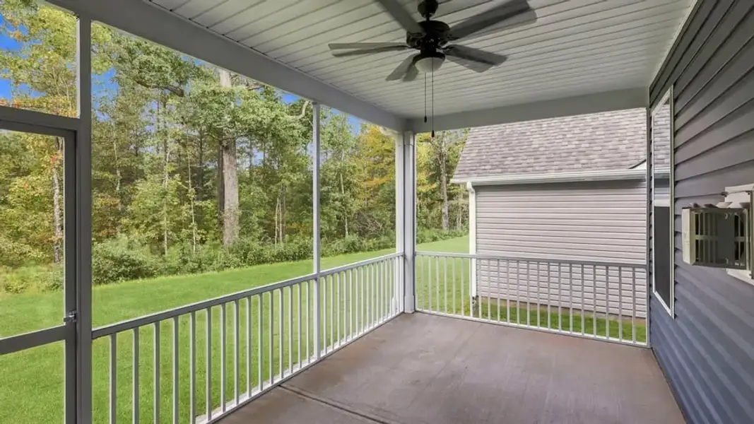 Exterior details and patio area of a home in Briargate, Fountain Inn (Image 19). Exterior details and patio area of a home in Briargate, Fountain Inn (Image 19).
