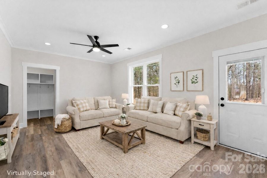 Virtually Staged - Living Room