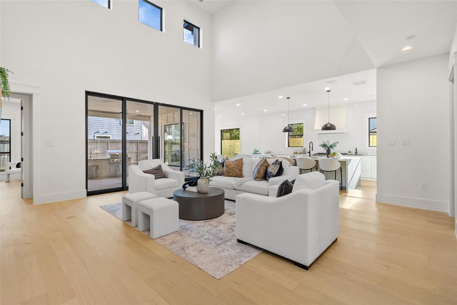 Furnished interior view inside a new home in , Houston (Image 9).