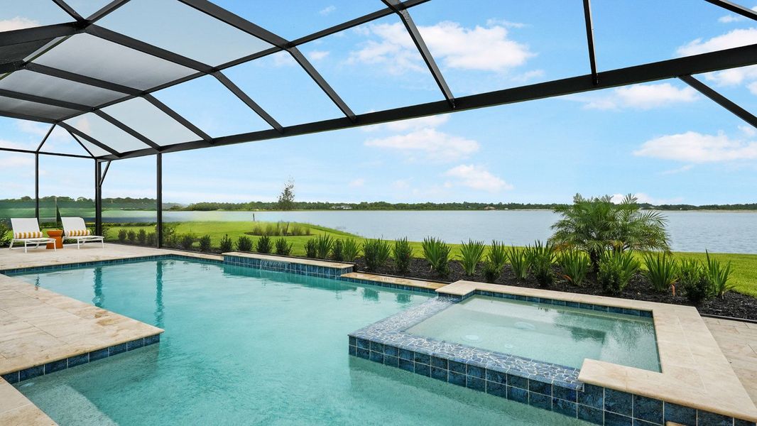 Representative exterior details of a home built from the Captiva by Neal Communities in SkySail, Naples (Image 28).