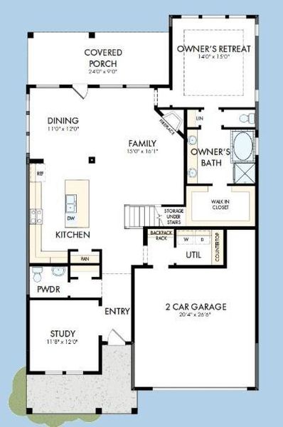 The success of a floor plan is the way you can move through it…You’ll be amazed at how well this home lives…We call it traffic patterns.