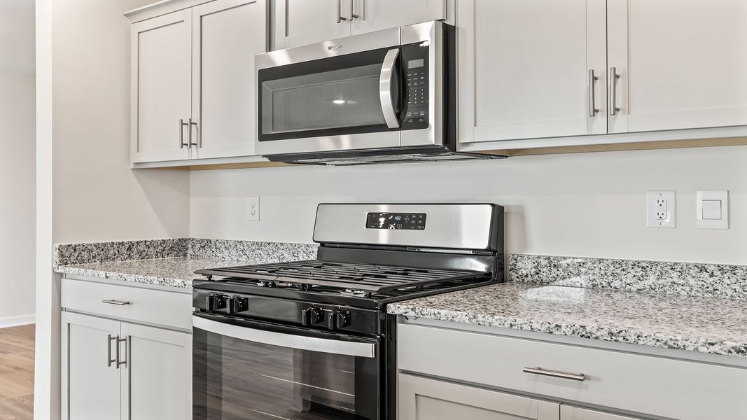Close-up of interior finishes inside a home in Cloverdale Hills, Piedmont (Image 9).