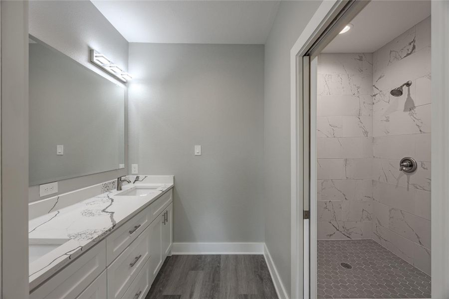 Furnished interior view inside a new home in , Brenham (Image 8).