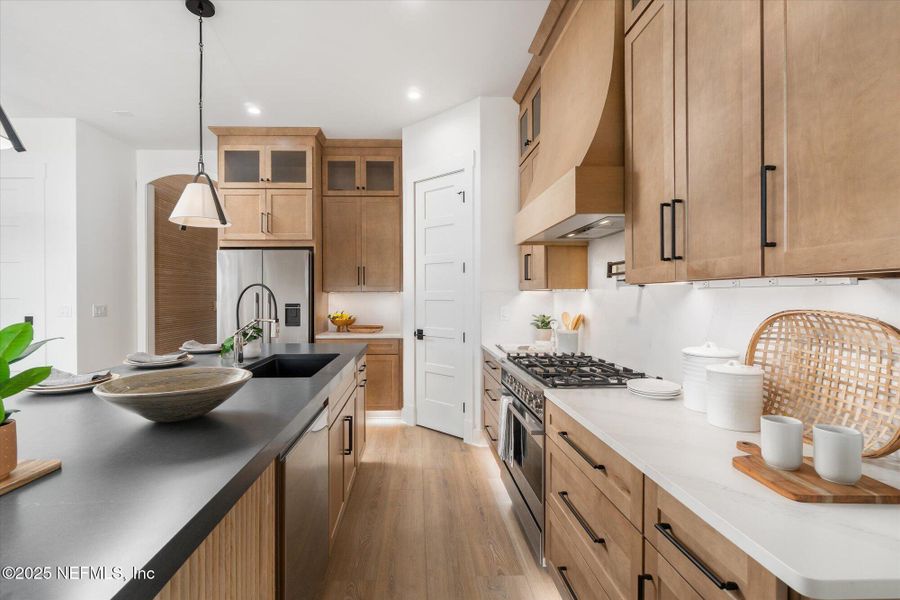 Furnished interior view inside a new home in , Jacksonville Beach (Image 17). Furnished interior view inside a new home in , Jacksonville Beach (Image 17).