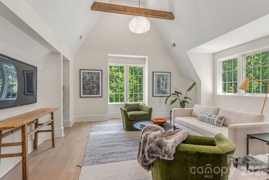 Furnished interior view inside a new home in , Charlotte (Image 37).