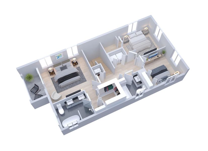 Renderings are for illustrative purposes only. Final features, finishes, and layout may vary without notice.