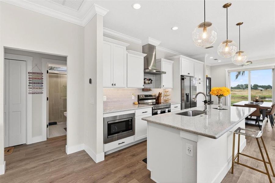 Furnished interior view inside a new home in , Oxford (Image 9).