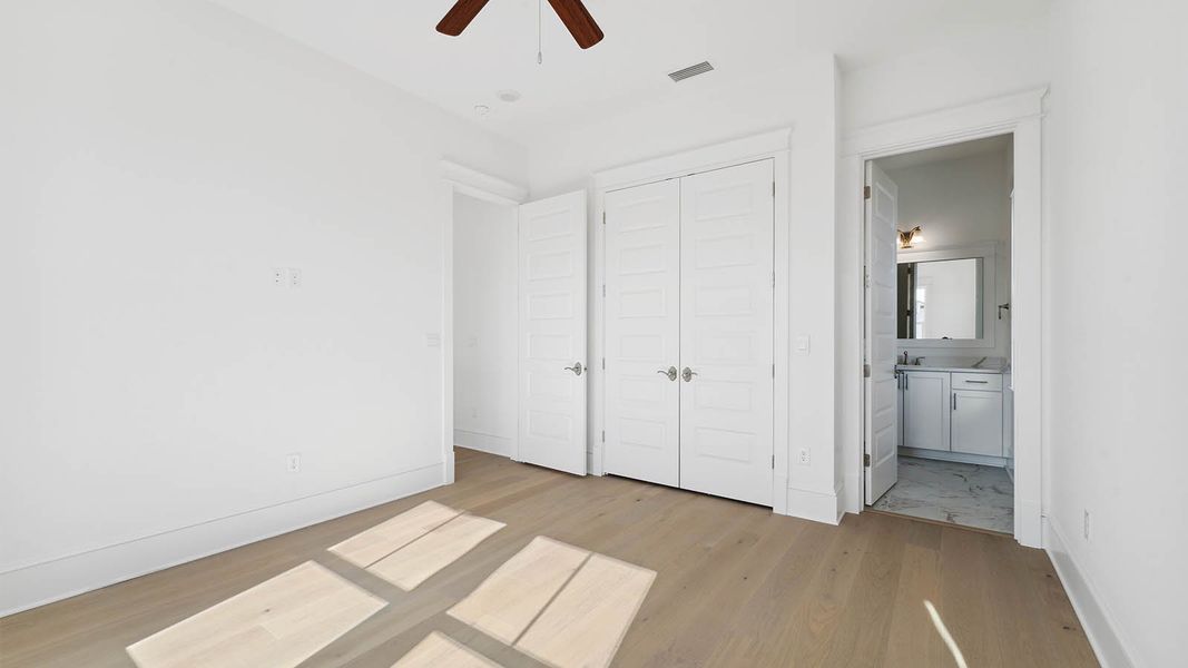 Representative unfurnished interior of a home built from the Cayman by D.R. Horton in Parkside, Santa Rosa Beach (Image 37).