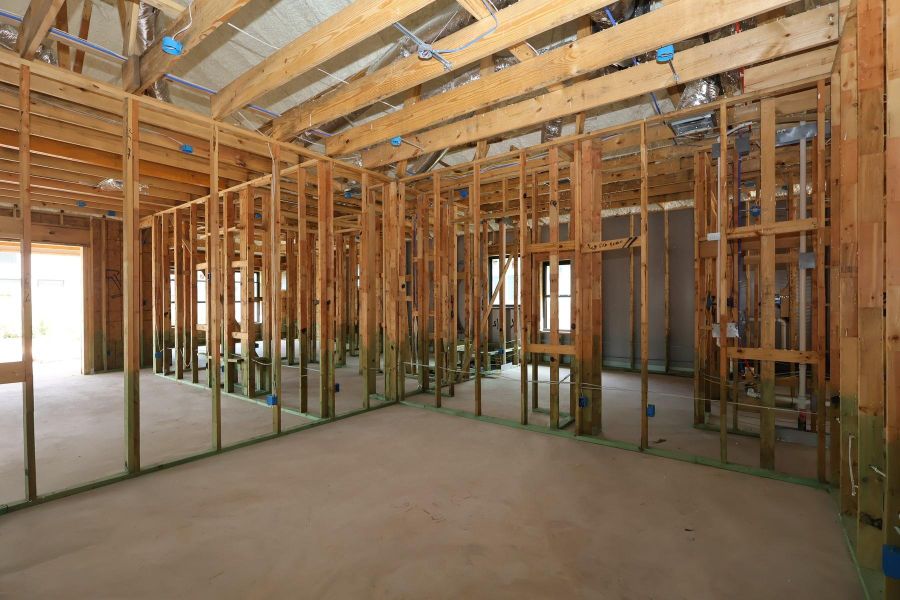 In-progress construction of a new home in ARTAVIA - Parkview Collection, Conroe, TX (Image 9). In-progress construction of a new home in ARTAVIA - Parkview Collection, Conroe, TX (Image 9).