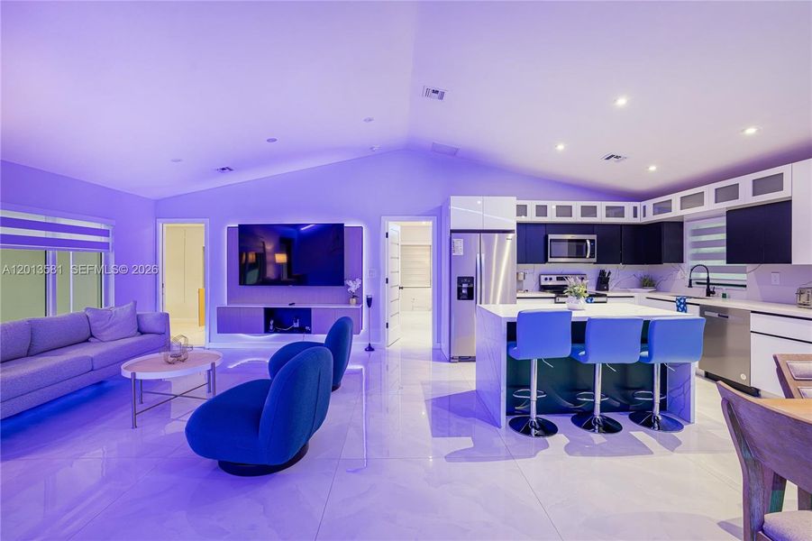 Furnished interior view inside a new home in , Fort Lauderdale (Image 19).
