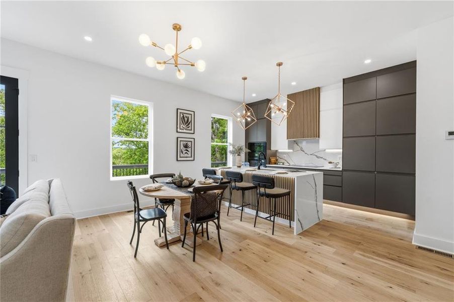 Furnished interior view inside a new home in , Canton (Image 14).