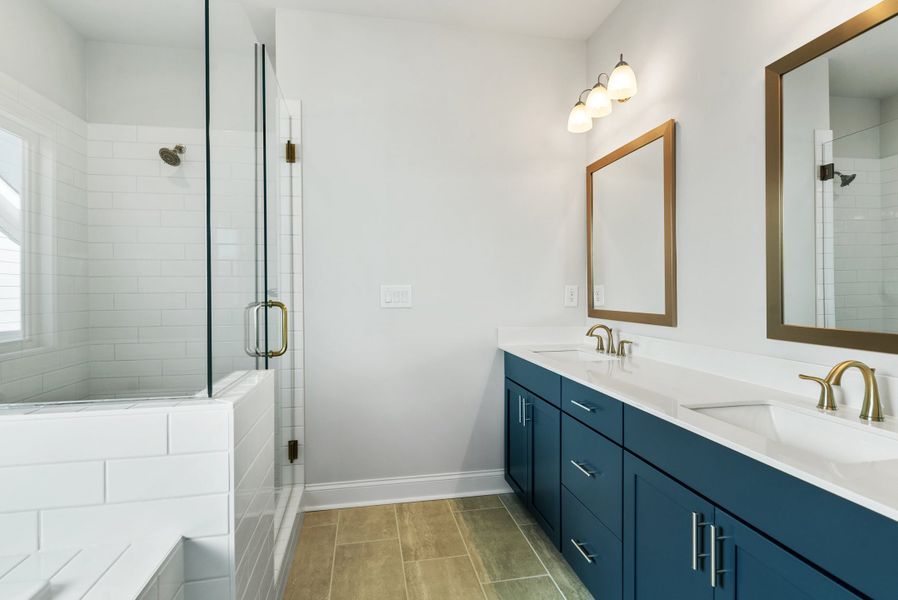 Representative furnished interior of a home built from the The Camilla by The Providence Group in Aberdeen, Hoschton (Image 11).