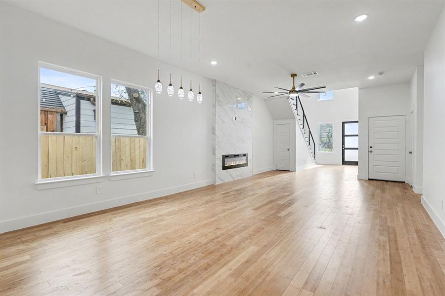 Spacious, unfurnished interior of a new home in , Dallas (Image 17). Spacious, unfurnished interior of a new home in , Dallas (Image 17).