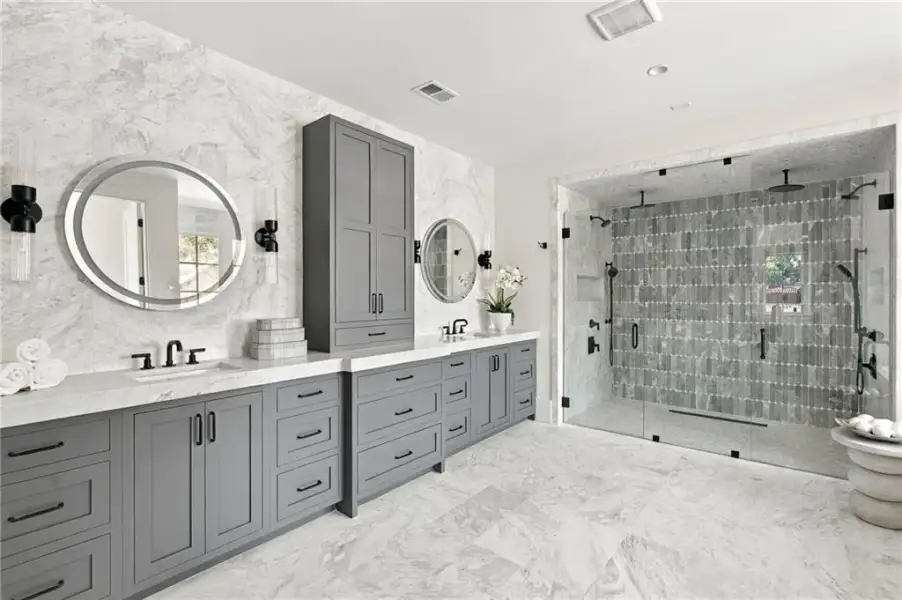 Furnished interior view inside a new home in , Atlanta (Image 62).