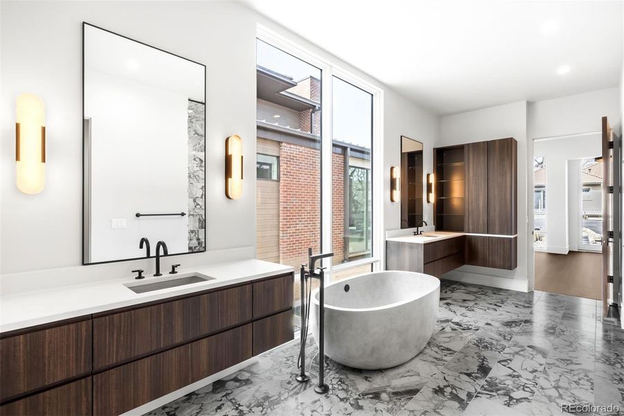 Furnished interior view inside a new home in , Denver (Image 25).