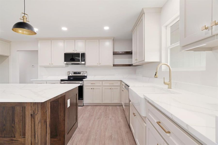 Furnished interior view inside a new home in , Brookston (Image 10).